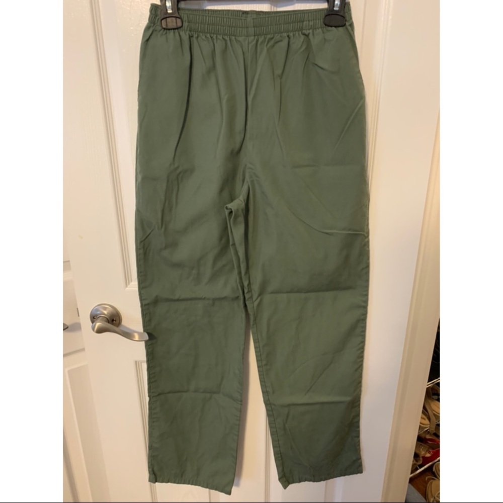 Cherokee Olive Scrub Pants